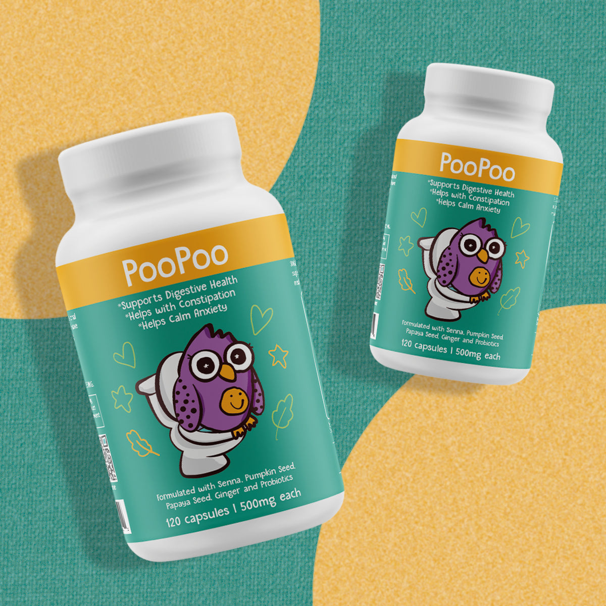 A PooPoo By SMILEY 120 Capsules Bright Buddies a-poopoo-by-smiley-120-capsules-bright-buddies