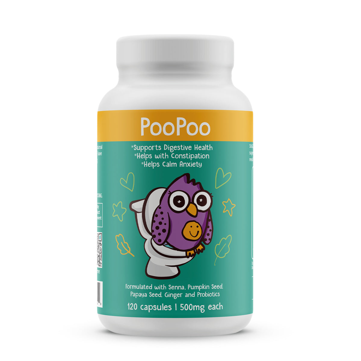 PooPoo – Gentle, Natural Digestive Support for Kids (120 capsules