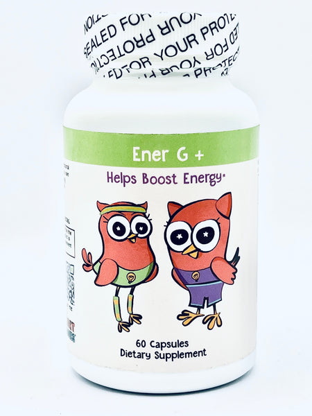 a Ener G + <br>Helps Boost Energy