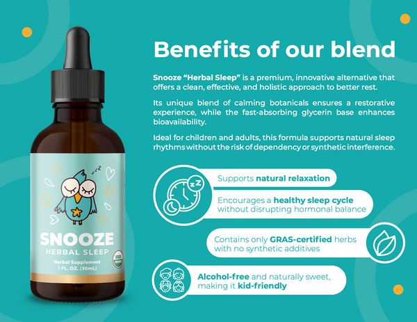 NEW 🌿💤 Snooze Herbal Sleep – Gentle, Natural Sleep Support 💤🌿