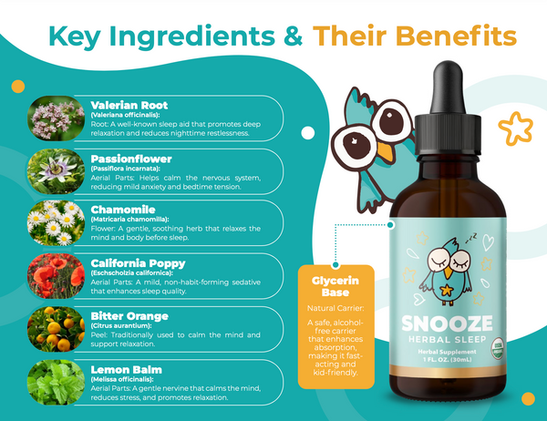 NEW 🌿💤 Snooze Herbal Sleep – Gentle, Natural Sleep Support 💤🌿