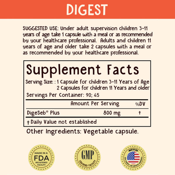 a DIGEST by SPARKY: Full Spectrum Enzymes (90 capsules)